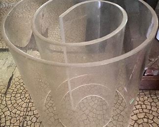 Mid-century Acrylic Table Base