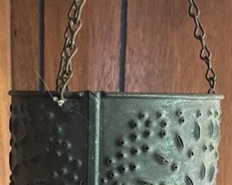 Punch Tin Hanging Light