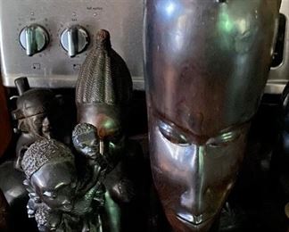 Ebony African Statues
