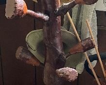 Nice Folk Art Hat Stand
