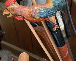 Rooster Handle Cane