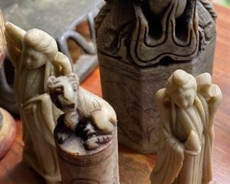 Oriental Carved Figural Stone Seal