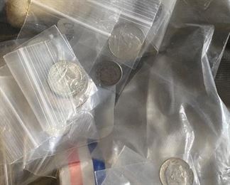 Some Silver Dimes and Quarters