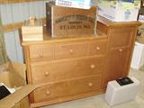 Ragazzi changing table and crib/toddler bed in another photo.