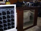 Pottery Barn wood calendar.