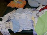 Baby clothing with tags.
