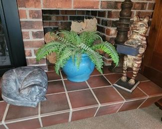 Art pottery and sculptures