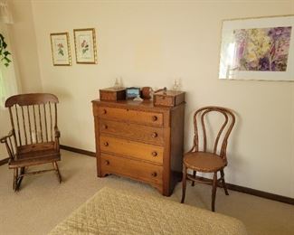 Is antique just, rocking chair and chair