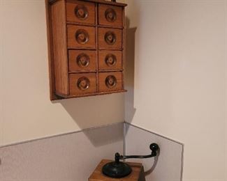 Primitive coffee grinder