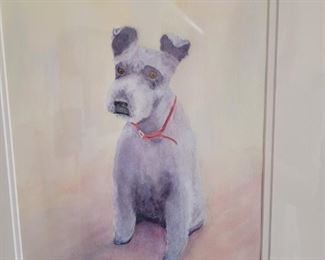 Original Scotty dog painting by Lee calkin