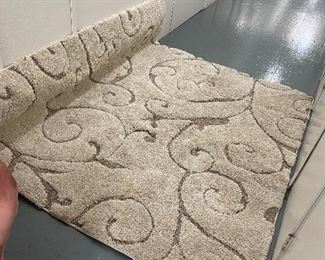 Item #6 Safaveih Rug with a spot 80 X 77 $50