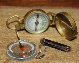 Compasses & Pocketknife