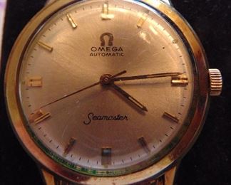 Omega Seamaster Automatic with 550 movement 10kt RGP, 17 jewel in running condition $300