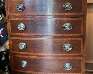 Drexel Heritage Chest of Drawers / Side / Bedside Table. Measures 24" W x 15"D x 30" H. Photo 1 of 3.