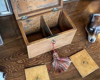 Antique Tea Caddy Box. Photo 2 of 3.