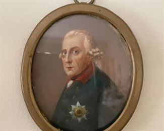 Portrait Miniatures circa 1700 - early 1800s. Photo 5 of 6.
