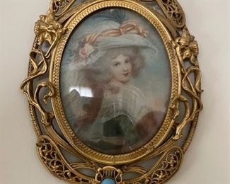 Portrait Miniatures circa 1700 - early 1800s. Photo 6 of 6.