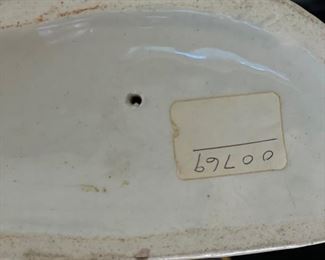 Antique Scottish Staffordshire Figurine with Dog. Measures 14” H x 7” W. Photo 3 of 3.