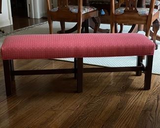 Upholstered Bench. Photo 1 of 2.