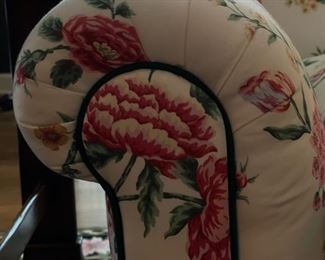 Floral 3-Seat Down Filled Sofa. Measures 80" W x 37" D. Photo 4 of 4.