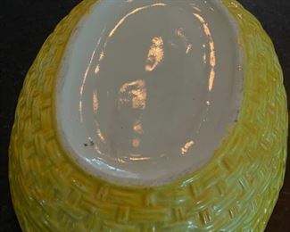 Glazed Ceramic Hen Tureen. Photo 2 of 3.