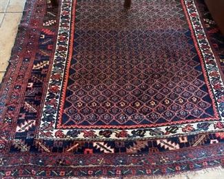 Vintage Persian Rug. Measures 9' 6" x 4' 9." Photo 1 of 2.