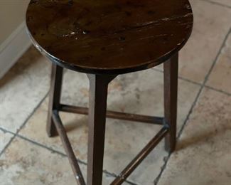 Antique Three-Leg Stool. Photo 2 of 2.