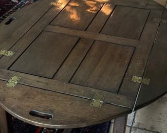 Vintage Butler's Tray Table. Measures 35" x 46." Photo 1 of 2.