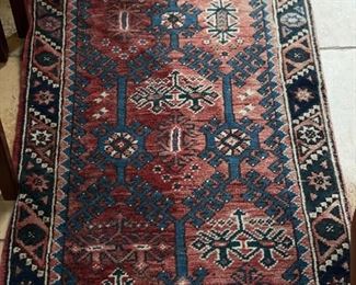 Vintage Persian Rug. Measures 42" x 61".