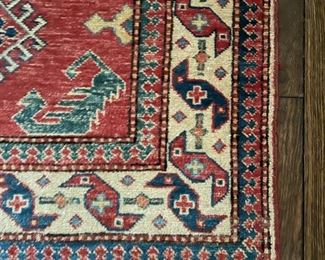 Vintage Kazak Rug. Measures 42." x 61." Photo 2 of 2.
