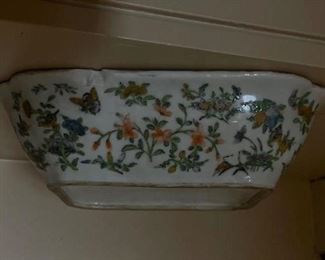 Antique Chinese Rectangular Bowl. Measures 9.5” x 8.5.” Photo 4 of 5.