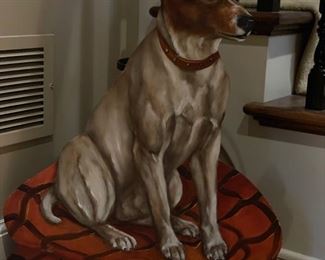 Painted Wood Cut-Out of Dog Umbrella Stand. Photo 1 of 2.