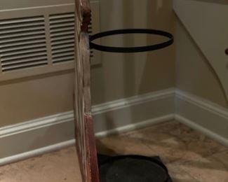 Painted Wood Cut-Out of Dog Umbrella Stand. Photo 2 of 2.