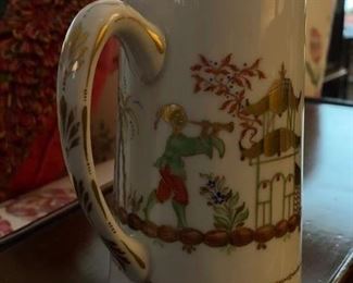 Antique Hand-Painted Tiffany Private Stock Pitcher. Photo 2 of 4.