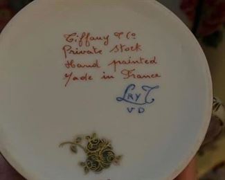 Antique Hand-Painted Tiffany Private Stock Pitcher. Photo 4 of 4.