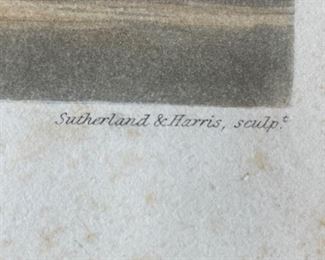 19th Century Antique Hand-Colored Horse Etchings Published by Sutherland & Harris. Photo 3 of 3.