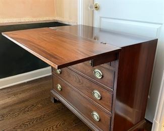 Replica Flip-Top Chest of Drawers / Bedside Table - 2 available Each measures 30" W x 15" - 33" D x 30.5" H. Photo 3 of 3.