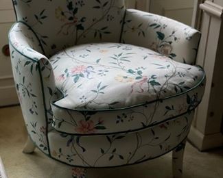 Upholstered Chair with Ottoman. Photo 2 of 3.