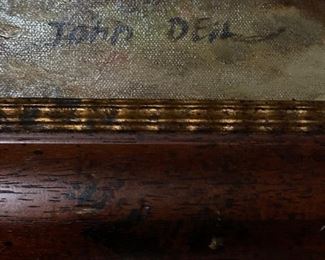 Horse and Rider Oil Painting Signed by Artist. Measures 19” x 22” without Frame; 27” x 30” with Frame. Photo 1 of 2.