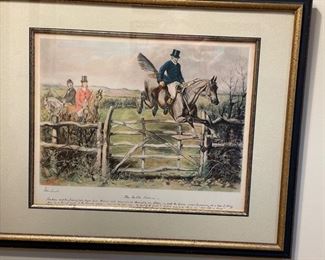 19th Century Antique Hand-Colored Horse Etchings Published by Sutherland & Harris. Photo 1 of 3.