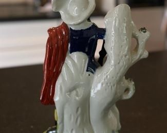 Antique Staffordshire Highlander Figurine. Measures 9.5" H. Photo 2 of 3.