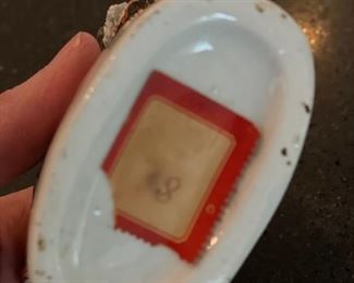 Pair of Antique Staffordshire Girl with Goat Figurines. Each Measures 4" W x 5" H. Photo 3 of 6.