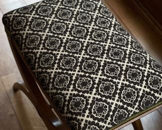 1st Dibs Kindel Furniture mahogany bench - 2 available. Photo 2 of 3.