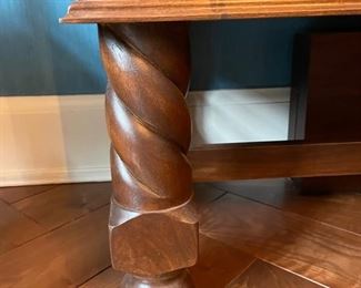 Lynch Construction custom-built black walnut sideboard. Measures 75" W x 18" D x 36" H. Photo 4 of 5.