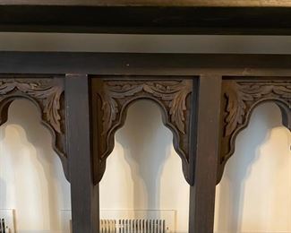 Wisteria Arched Altar Console Table. Measures 57" W x 15" D x 36" H. Photo 4 of 5.