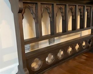 Wisteria Arched Altar Console Table. Measures 57" W x 15" D x 36" H. Photo 2 of 5.