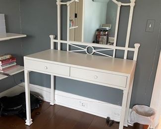 Metal vanity/desk. Photo 1 of 3.