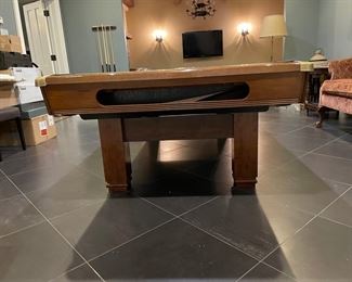 Brunswick Hawthorn Billiard Table. Measures 97" x 55". Photo 6 of 6.