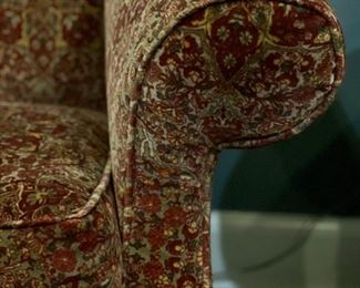 Antique camelback sofa upholstered in Ralph Lauren velvet fabric. Photo 3 of 3.