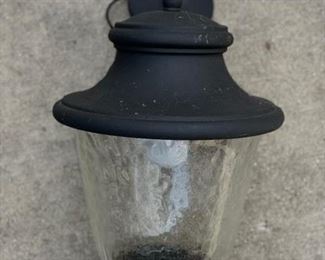 Outdoor ceiling mount light fixture - 2 available.